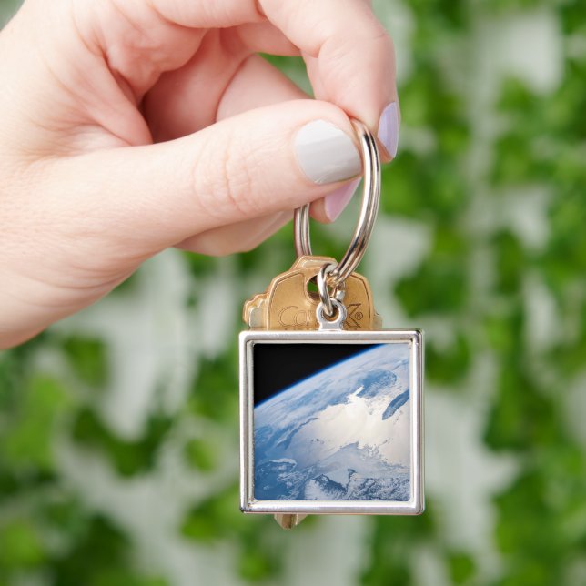 Sunglint Off The Gulf Of St. Lawrence In Canada. Keychain (Hand)