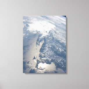 Sunglint On The Massachusetts Coastline. Canvas Print