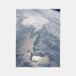 Sunglint On The Massachusetts Coastline. Fleece Blanket