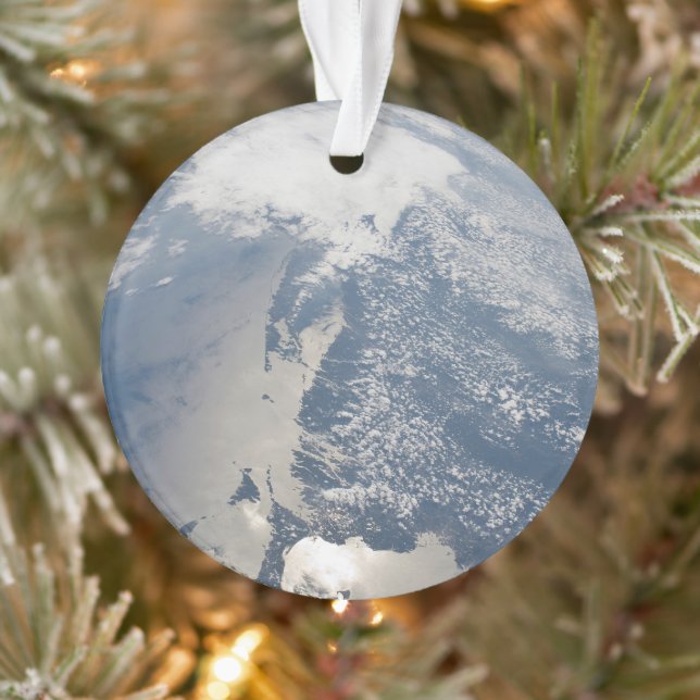Sunglint On The Massachusetts Coastline. Ornament (Tree)