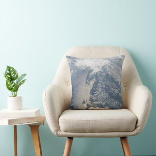 Sunglint On The Massachusetts Coastline. Throw Pillow