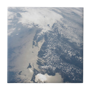 Sunglint On The Massachusetts Coastline. Tile