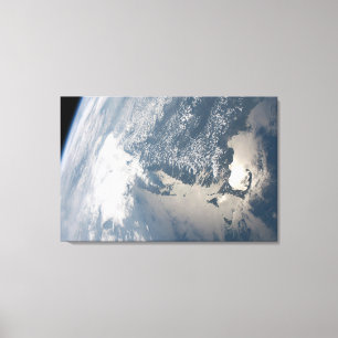 Sunglint On The Waters Of Earth. Canvas Print