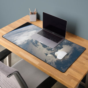 Sunglint On The Waters Of Earth. Desk Mat