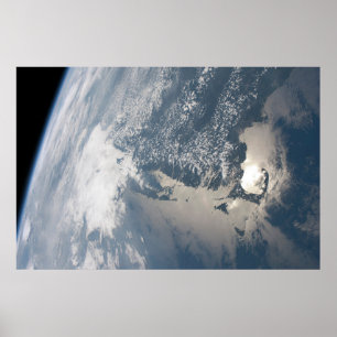 Sunglint On The Waters Of Earth. Poster