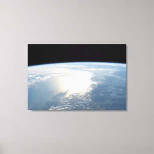 Sunglint Reflects Off The Gulf Of Mexico Canvas Print