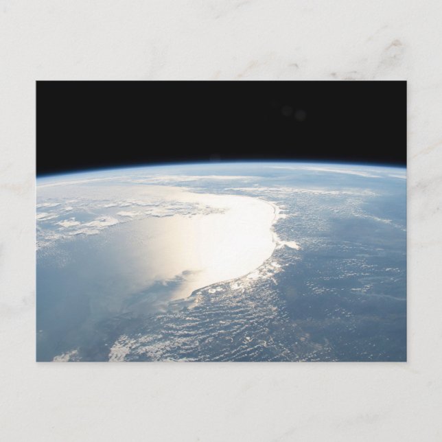 Sunglint Reflects Off The Gulf Of Mexico Postcard (Front)