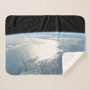 Sunglint Reflects Off The Gulf Of Mexico Sherpa Blanket