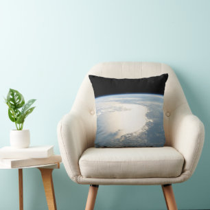 Sunglint Reflects Off The Gulf Of Mexico Throw Pillow
