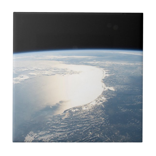 Sunglint Reflects Off The Gulf Of Mexico Tile (Front)
