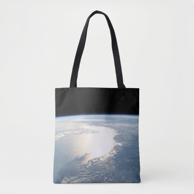 Sunglint Reflects Off The Gulf Of Mexico Tote Bag (Front)