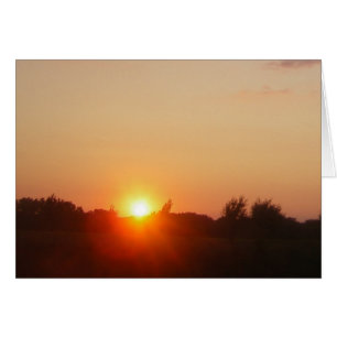 Sunglow Borderless Card