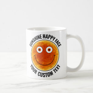 Sunhine Happy Face Personalized Custom Mug