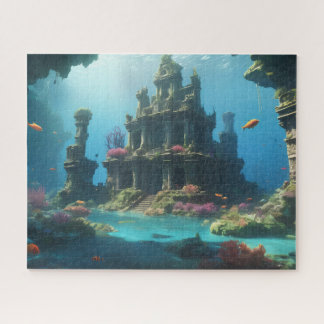 sunken ruins of an ancient temple jigsaw puzzle