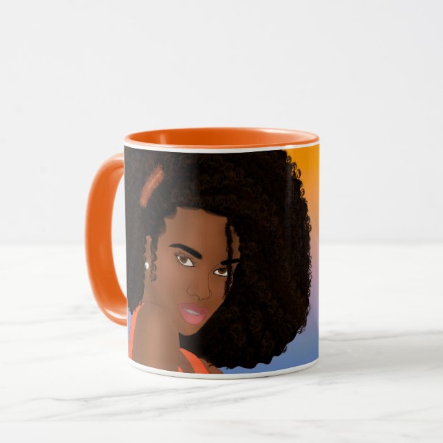 Sunkissed Beauty with Poem Mug (Front Left)