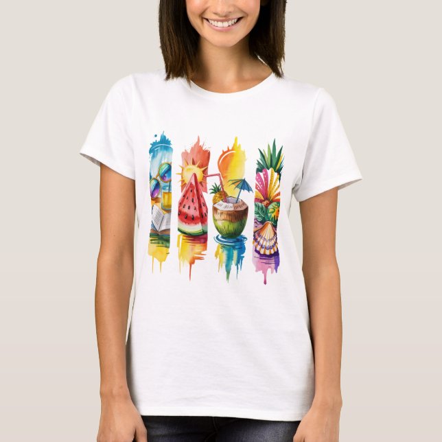 Sunkissed & Salty – Beach Aesthetic Shirt (Front)