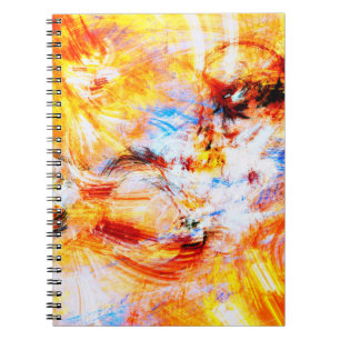 Sunlight. Abstract beautiful multicolor bright art Notebook