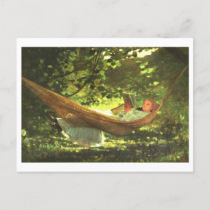 "Sunlight and Shadow" by Winslow Homer Postcard