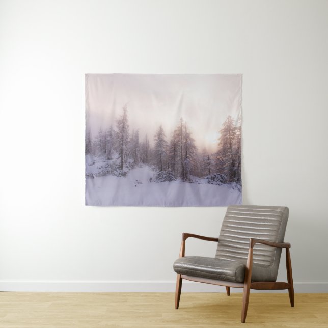 Sunlight and spruce forest tapestry (In Situ (Horizontal))