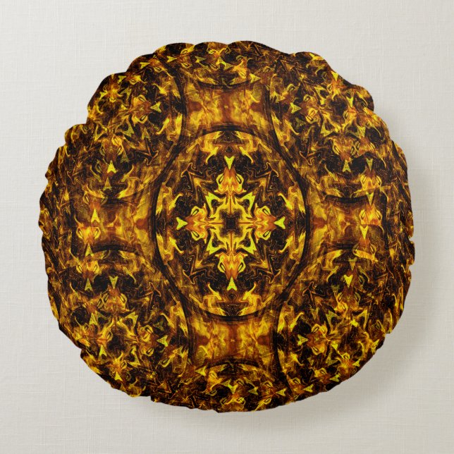 Sunlight blessings...... round pillow (Front)