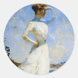 Sunlight by Frank Benson Classic Round Sticker