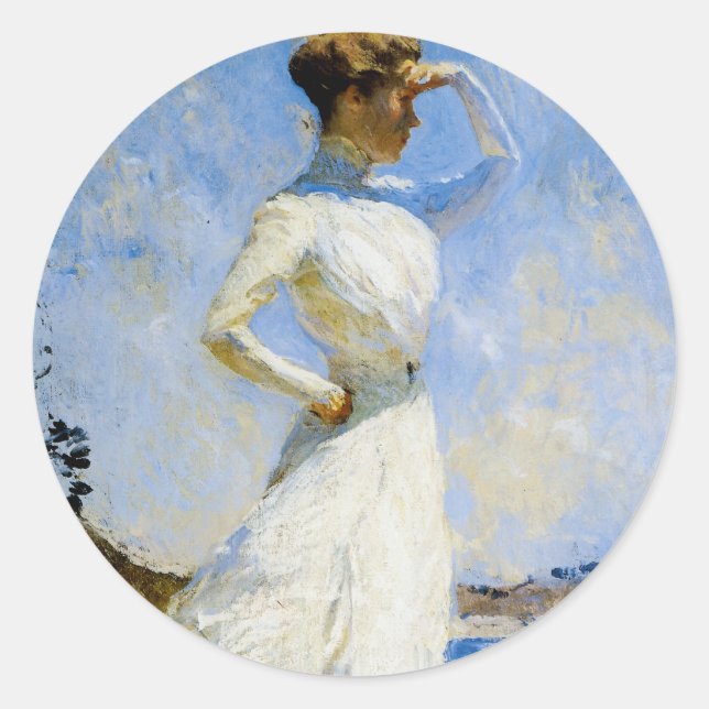 Sunlight by Frank Benson Classic Round Sticker (Front)