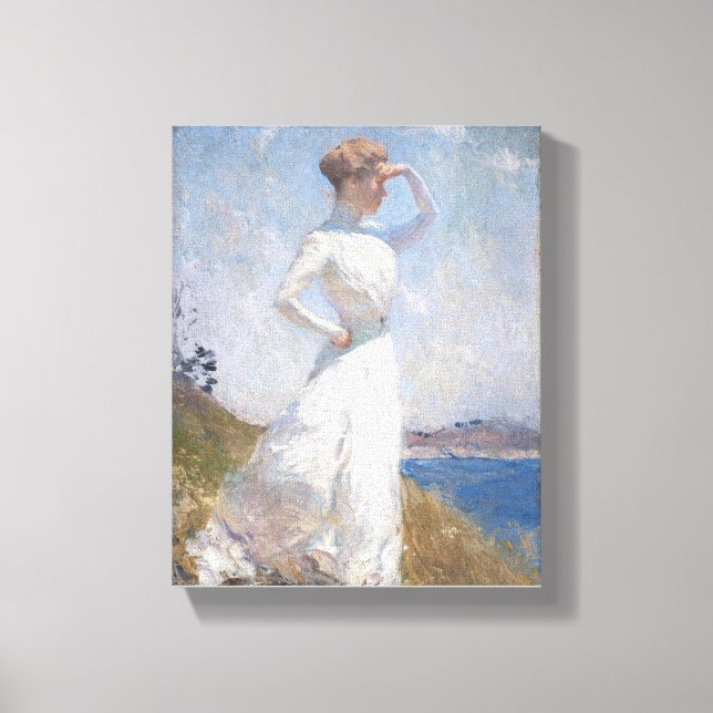 Sunlight by Frank Weston Benson Canvas Print (Front)