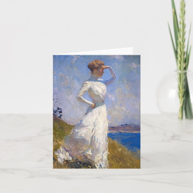 Sunlight by Frank Weston Benson Thank You Card (Front)