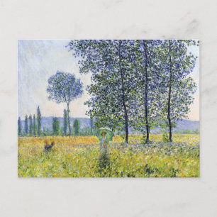 Sunlight Effect under the Poplars  Claude Monet Postcard