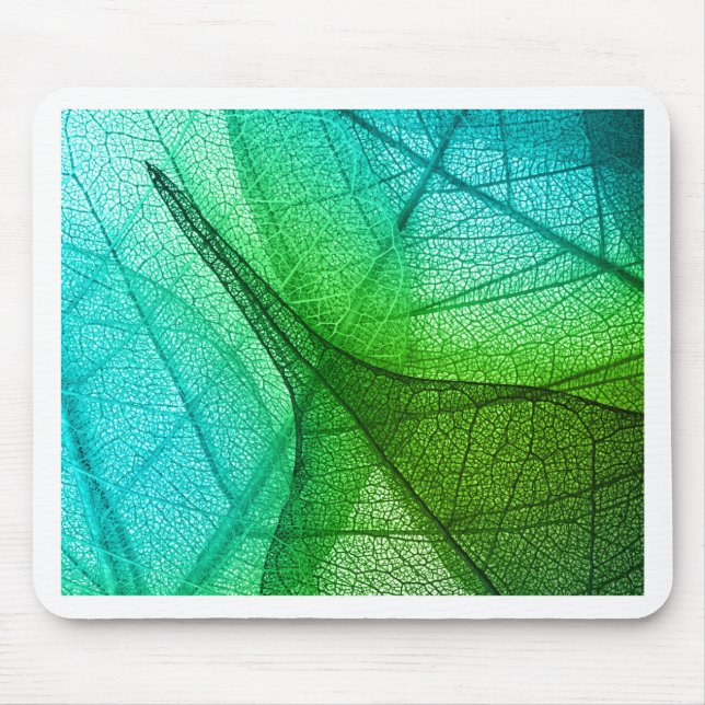 Sunlight Filtering Through Transparent Leaves Mouse Pad (Front)