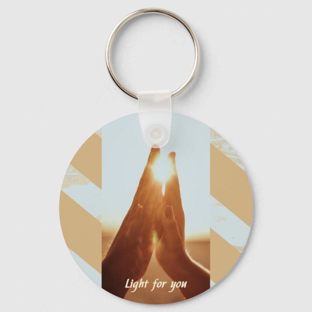 Sunlight Hands Keychain (Front)