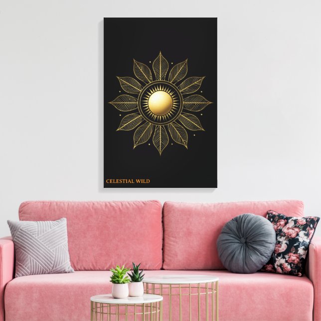 Sunlight Heritage Laurel Fine Art Canvas Print (Insitu(LivingRoom))