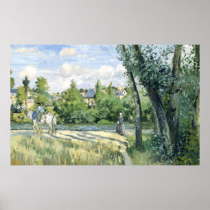 Sunlight on the Road, Pontoise Camille Pissarro Poster