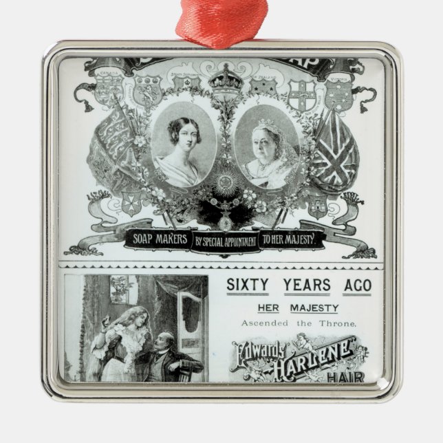 Sunlight Soap advertisement Metal Ornament (Front)
