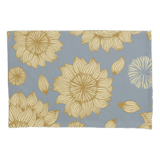 Sunlight Stillness in Soft Blue Grey Pillowcase
