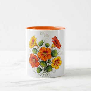 Sunlit Blossoms Ceramic Mug