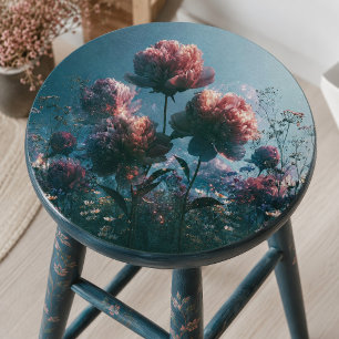 Sunlit Blush Peony Garden Decoupage Tissue Paper