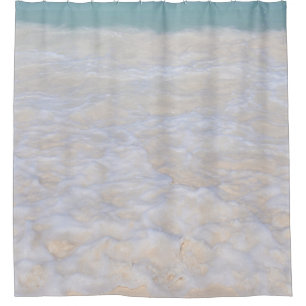 Sunlit Caribbean Sea Beach Foam 1