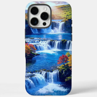 Sunlit Cascade Valley 001 iPhone 16 Pro Max Case