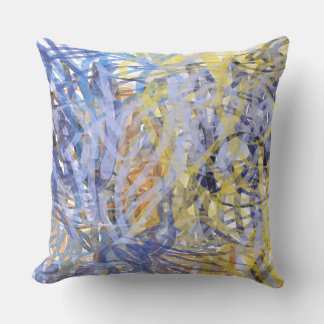 Sunlit Coral Reef Throw Pillow