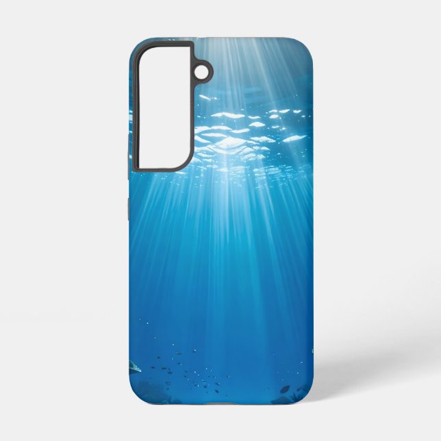 Sunlit Coral Reef Tough Phone Case (Back)