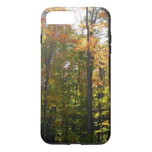 Sunlit Fall Forest Autumn Landscape Case-Mate iPhone Case (Back)