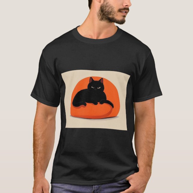 Sunlit Feline T-Shirt (Front)