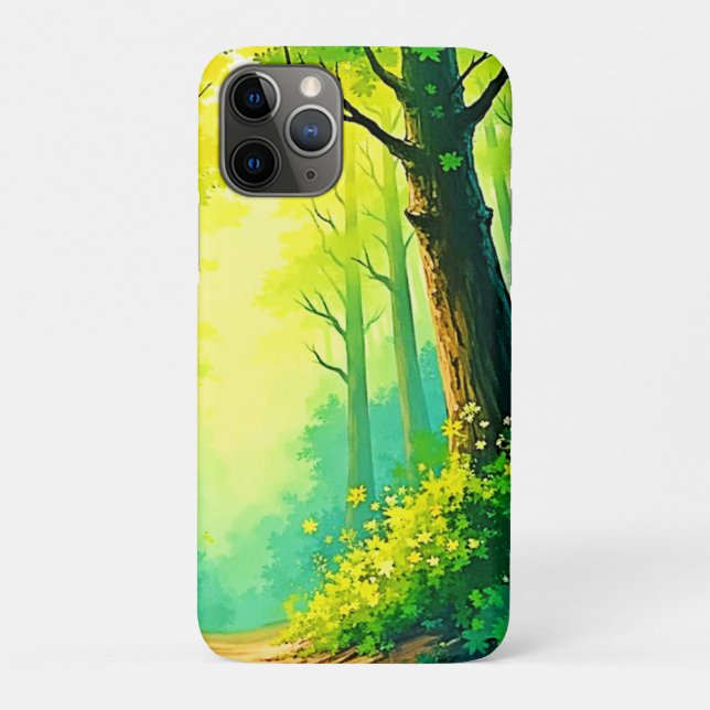 Sunlit Forest Path Case-Mate iPhone Case (Back)