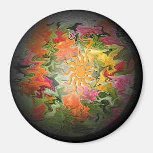 Sunlit Garden... Magnet