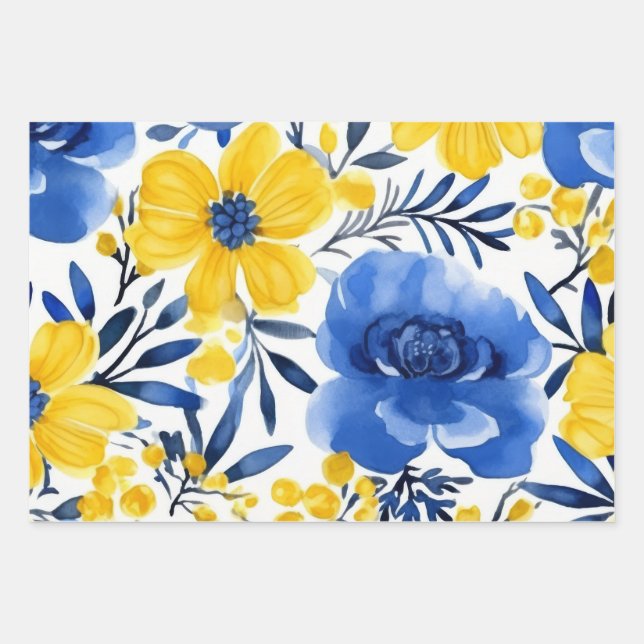 "Sunlit Garden Wrapping Paper" Wrapping Paper Sheet (Front)