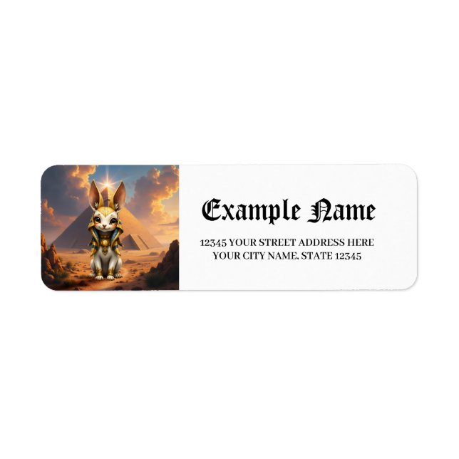 Sunlit Guardian – Desert Relic Bunny.  (Front)