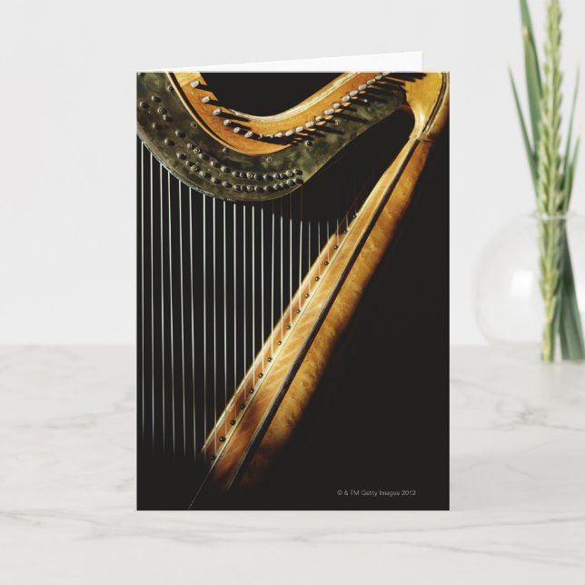 Sunlit Harp Card (Front)