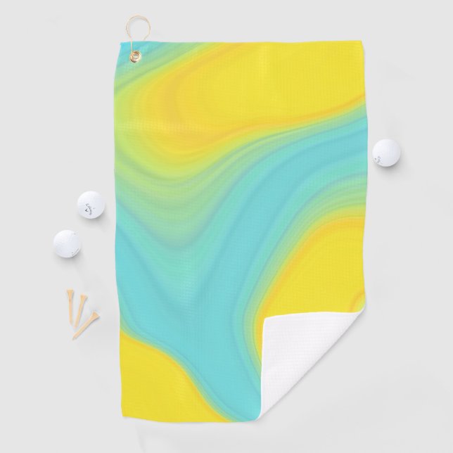 Sunlit Lagoon Golf Towel (InSitu)