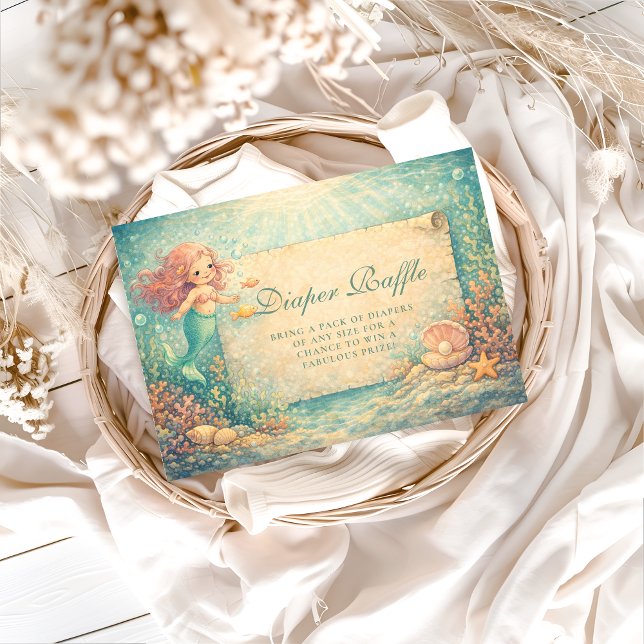 Sunlit Mermaid Reef Diapper Raffle Enclosure Card (Creator Uploaded)